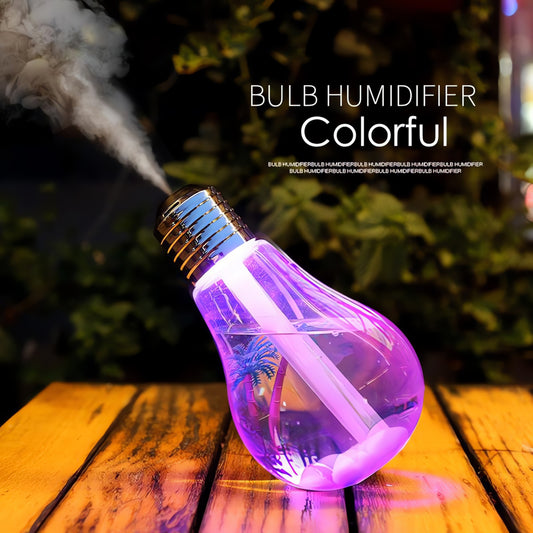 Bulb Humidifier & Diffuser With Color Changing LED